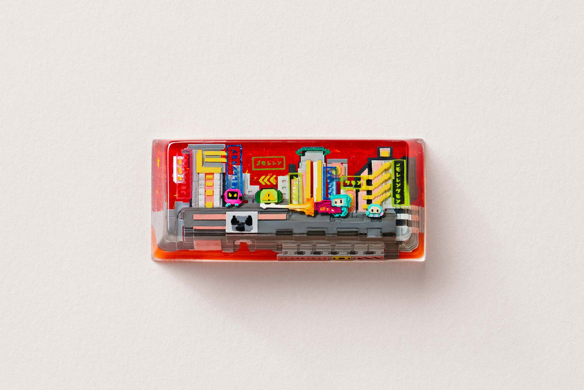 [GB] 8-Bit Series III: Neon Era Artisan Keycaps