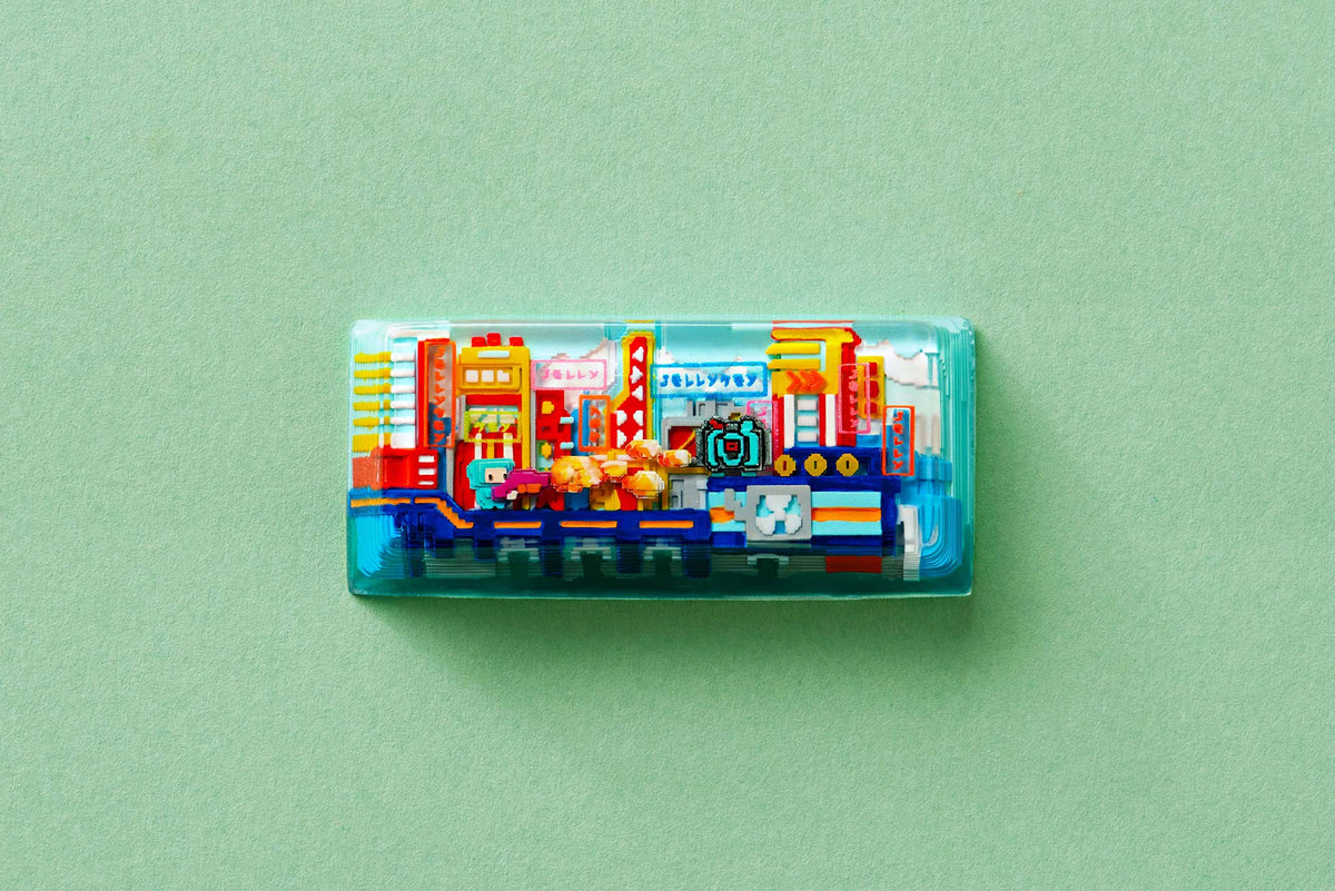 [GB] 8-Bit Series III: Neon Era Artisan Keycaps