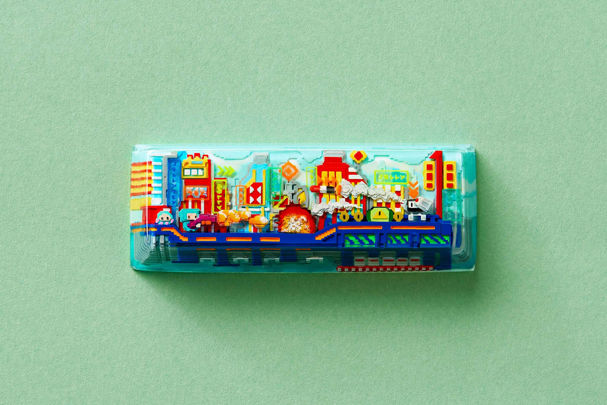 [GB] 8-Bit Series III: Neon Era Artisan Keycaps
