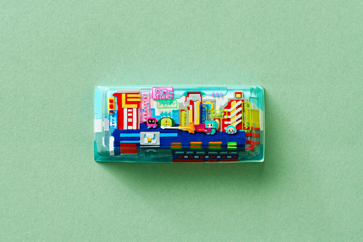[GB] 8-Bit Series III: Neon Era Artisan Keycaps