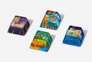 [GB] 8-bit series II: Pipeline Bots artisan keycaps