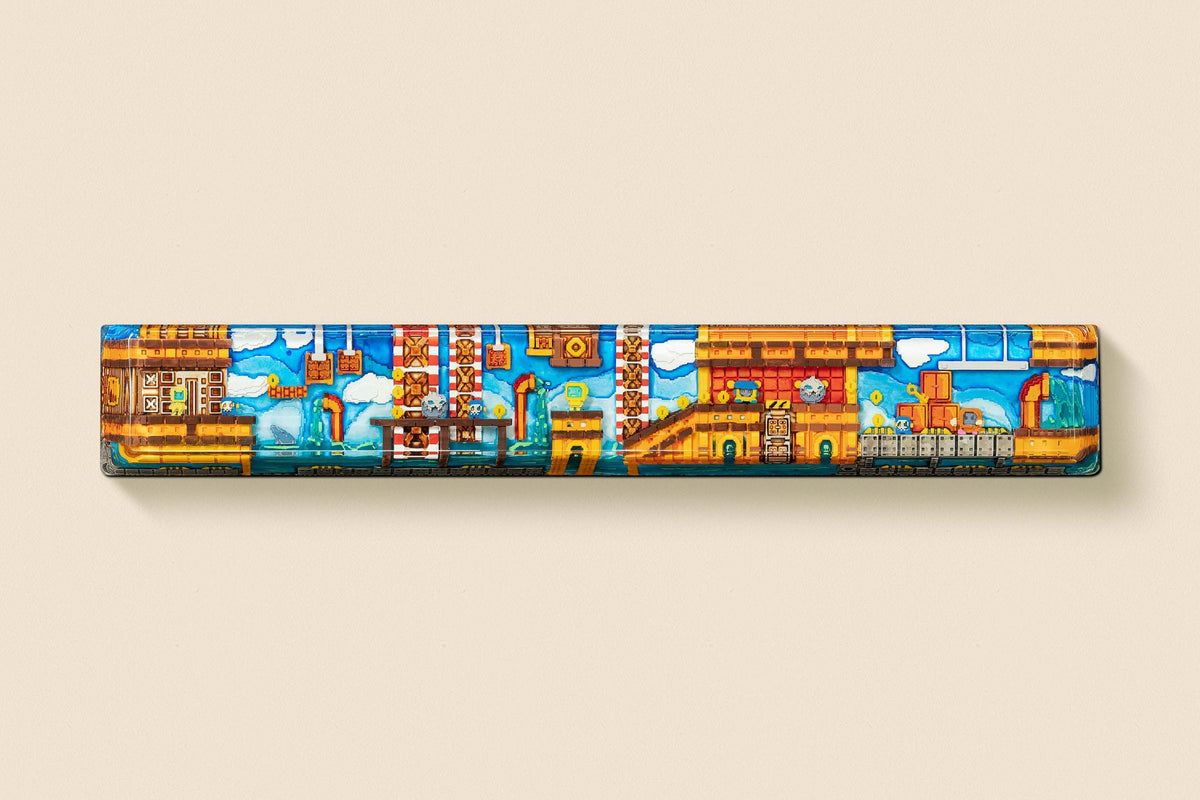 [GB] 8-bit series II: Pipeline Bots artisan keycaps