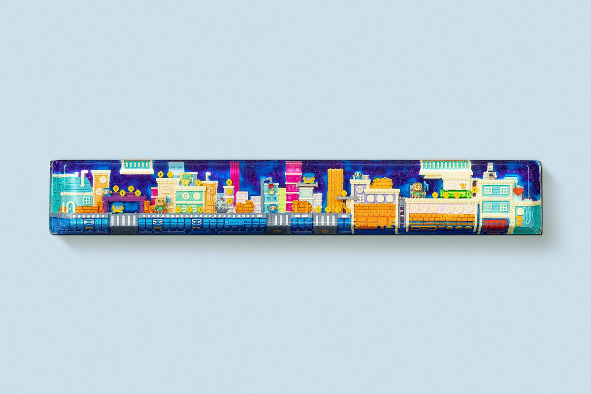 [GB] 8-bit series II: Pipeline Bots artisan keycaps