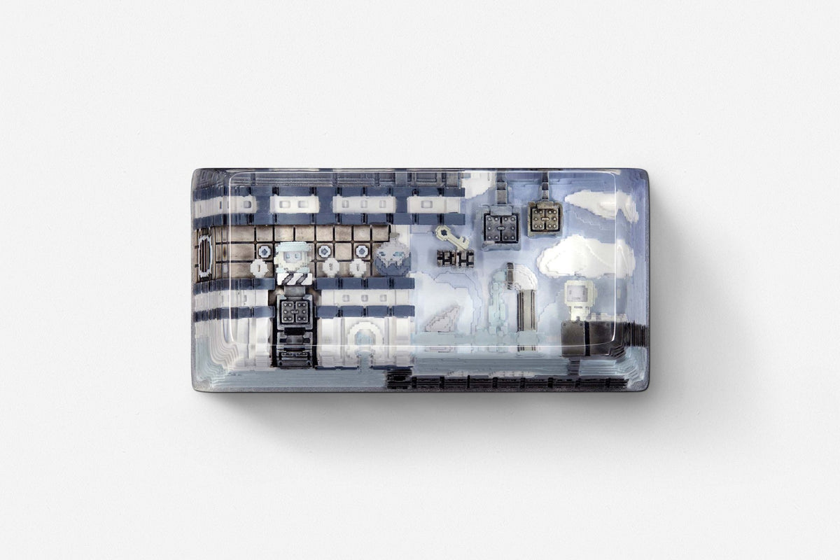 GB] 8-bit series II: Pipeline Bots artisan keycaps
