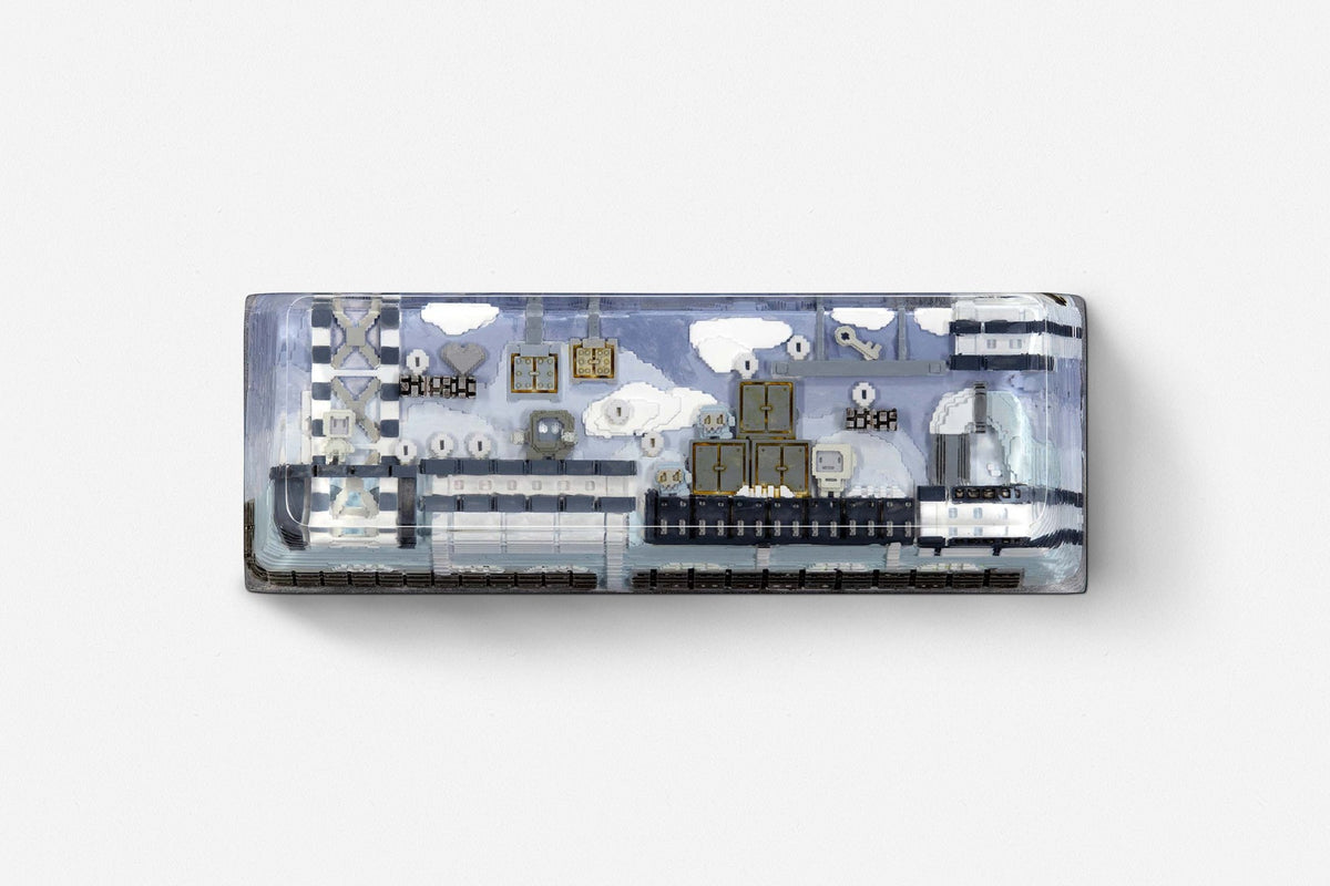 [GB] 8-bit series II: Pipeline Bots artisan keycaps