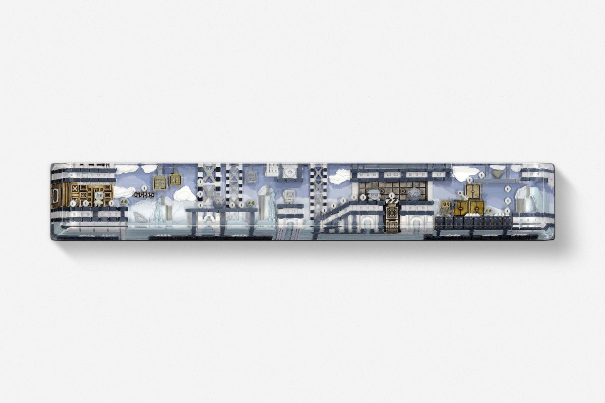 [GB] 8-bit series II: Pipeline Bots artisan keycaps