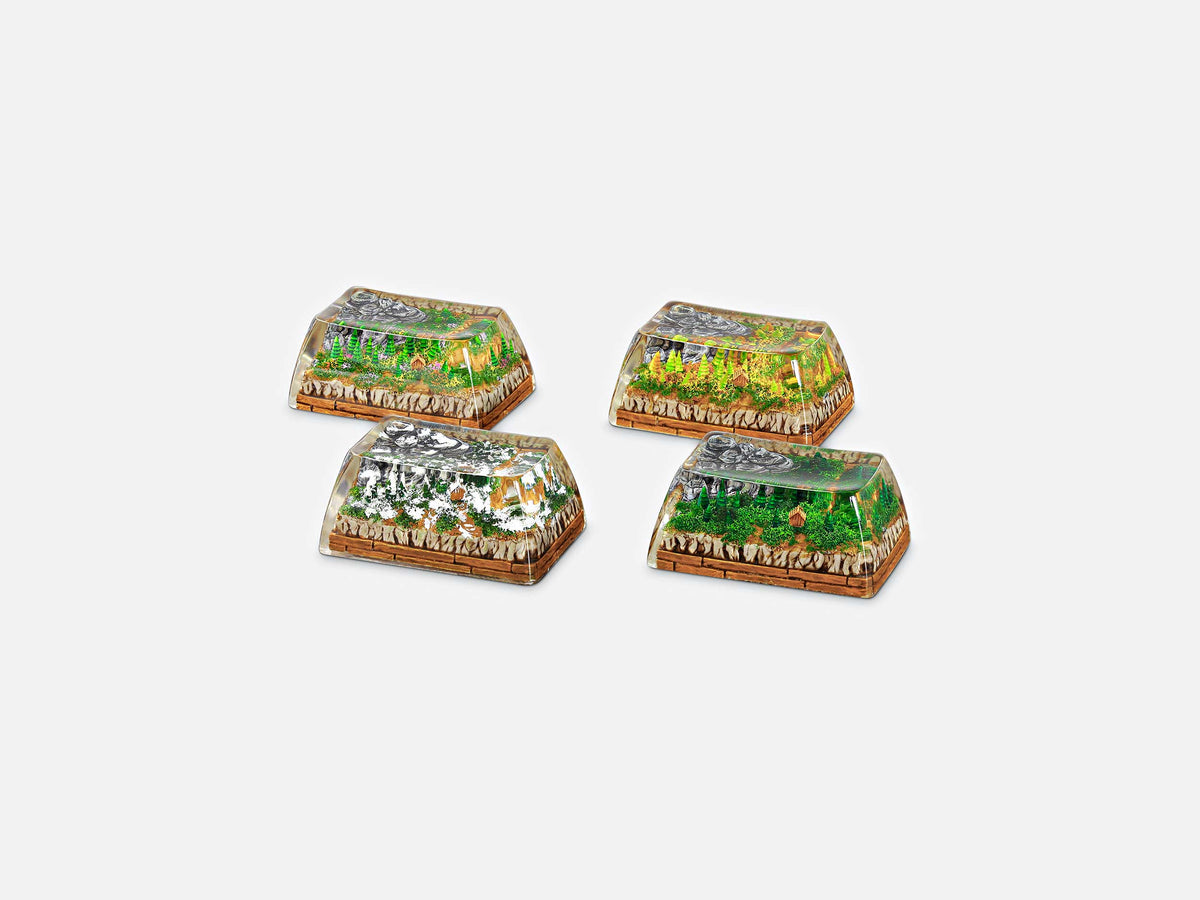 [GB] Born of Forest artisan keycaps