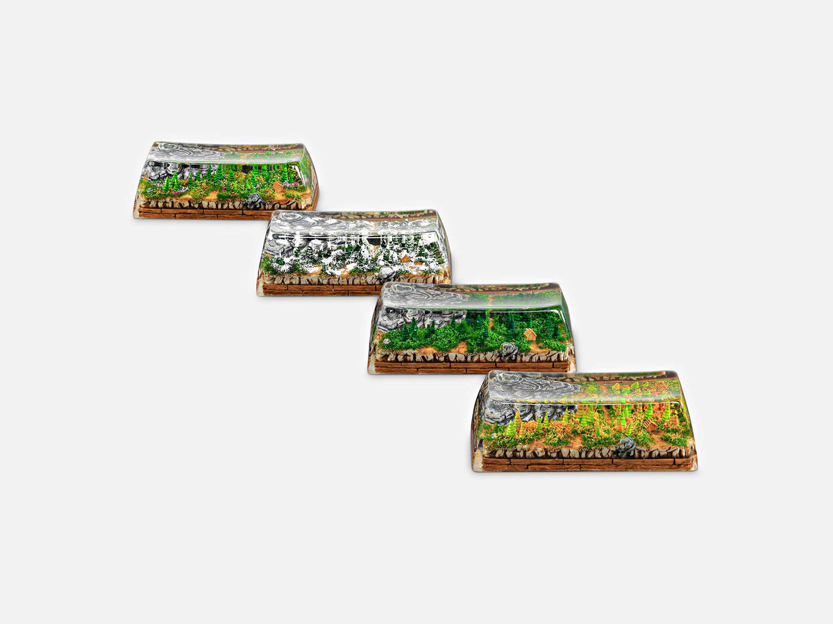 [GB] Born of Forest artisan keycaps