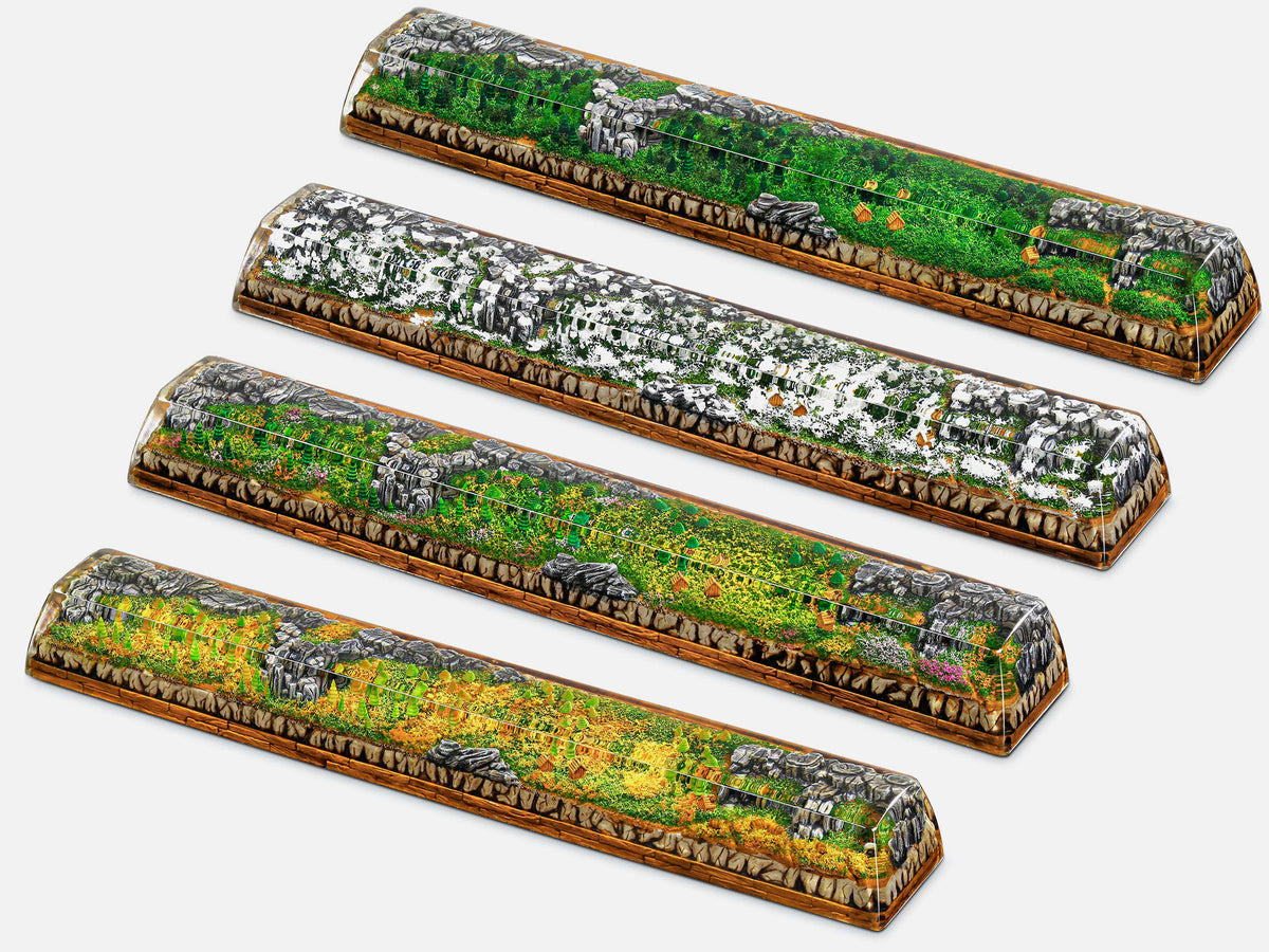 [GB] Born of Forest artisan keycaps