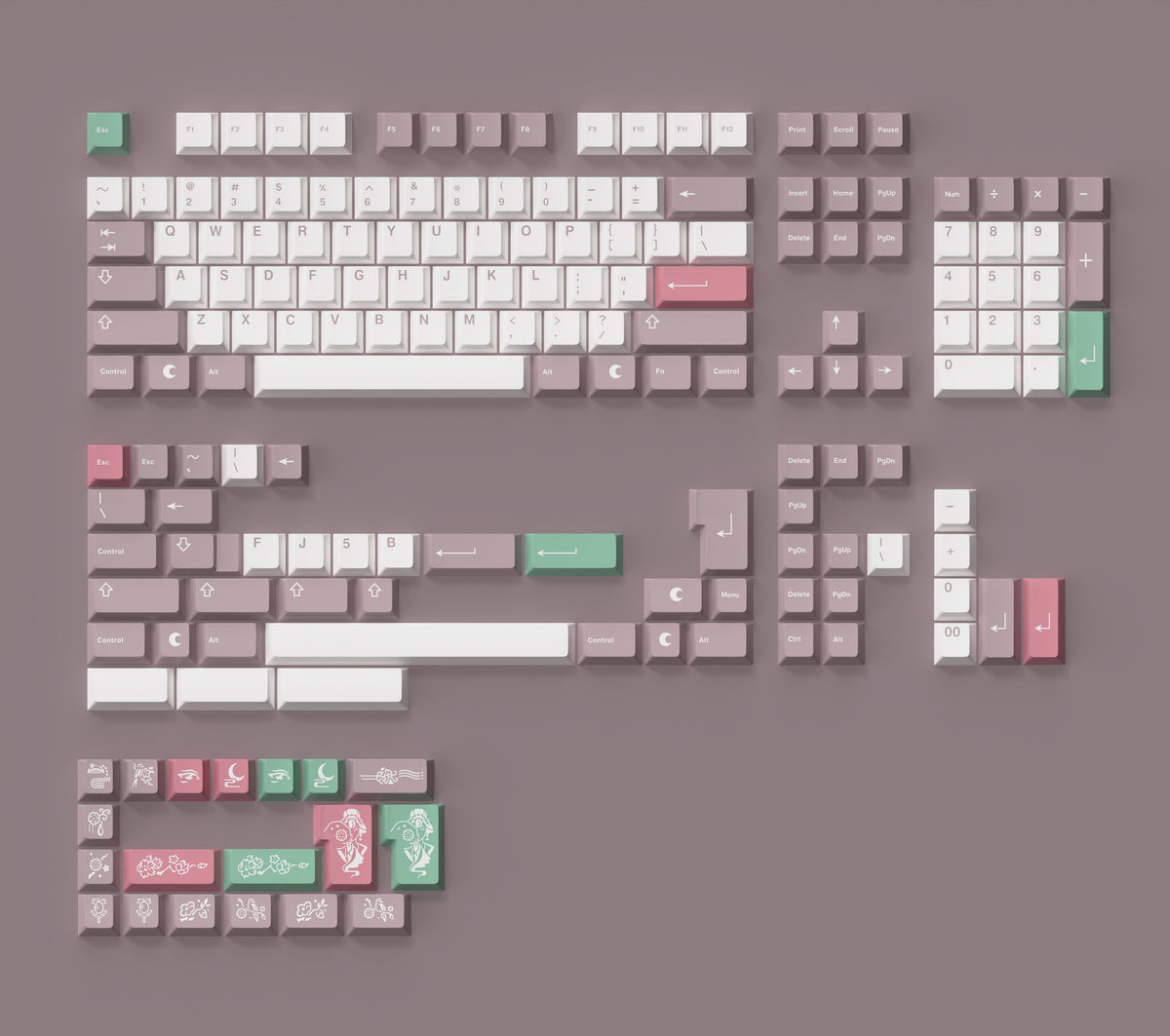 [GB] MOMOKA Hua-Rung Cherry Profile Keycaps
