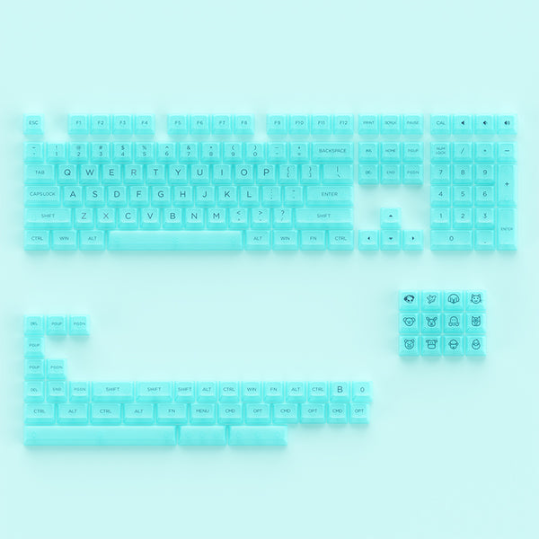 Akko ASA Clear Mint keycap set