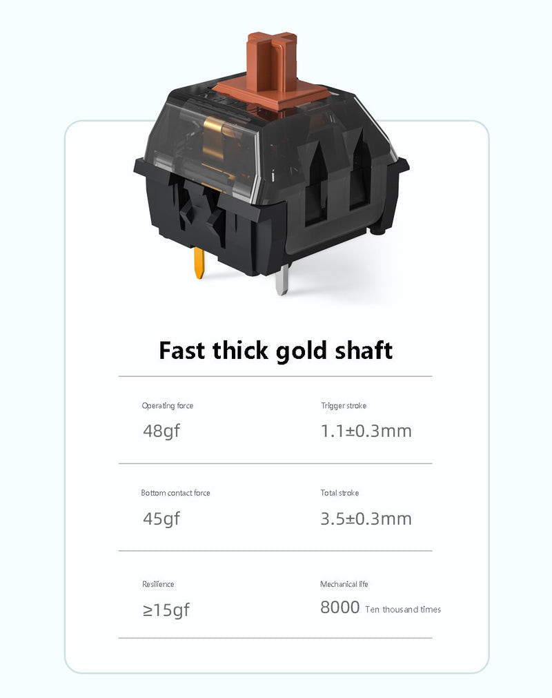 Kailh Super Speed Switch / Bronze / Clicky