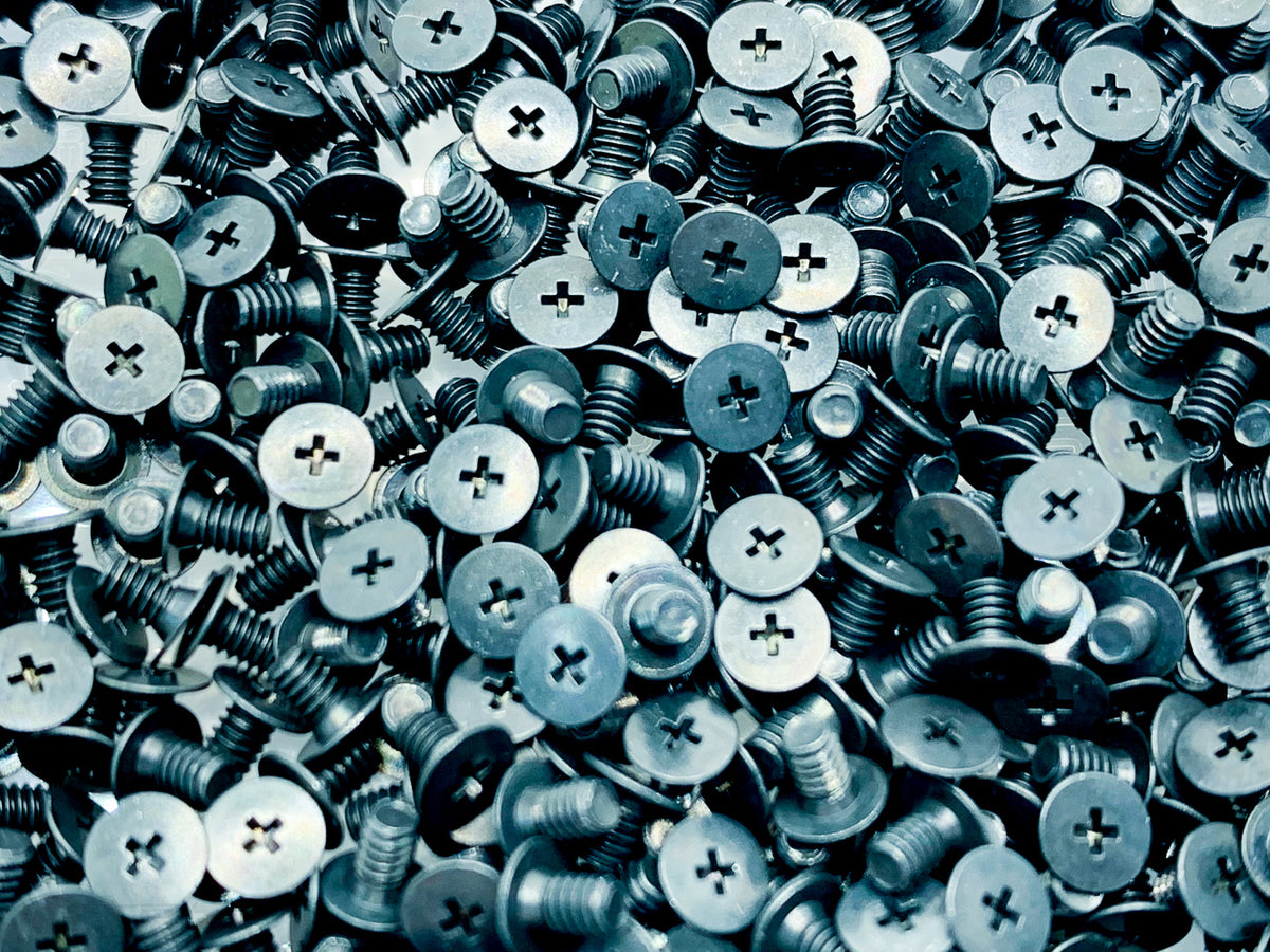 Slim head machine screws M2 black