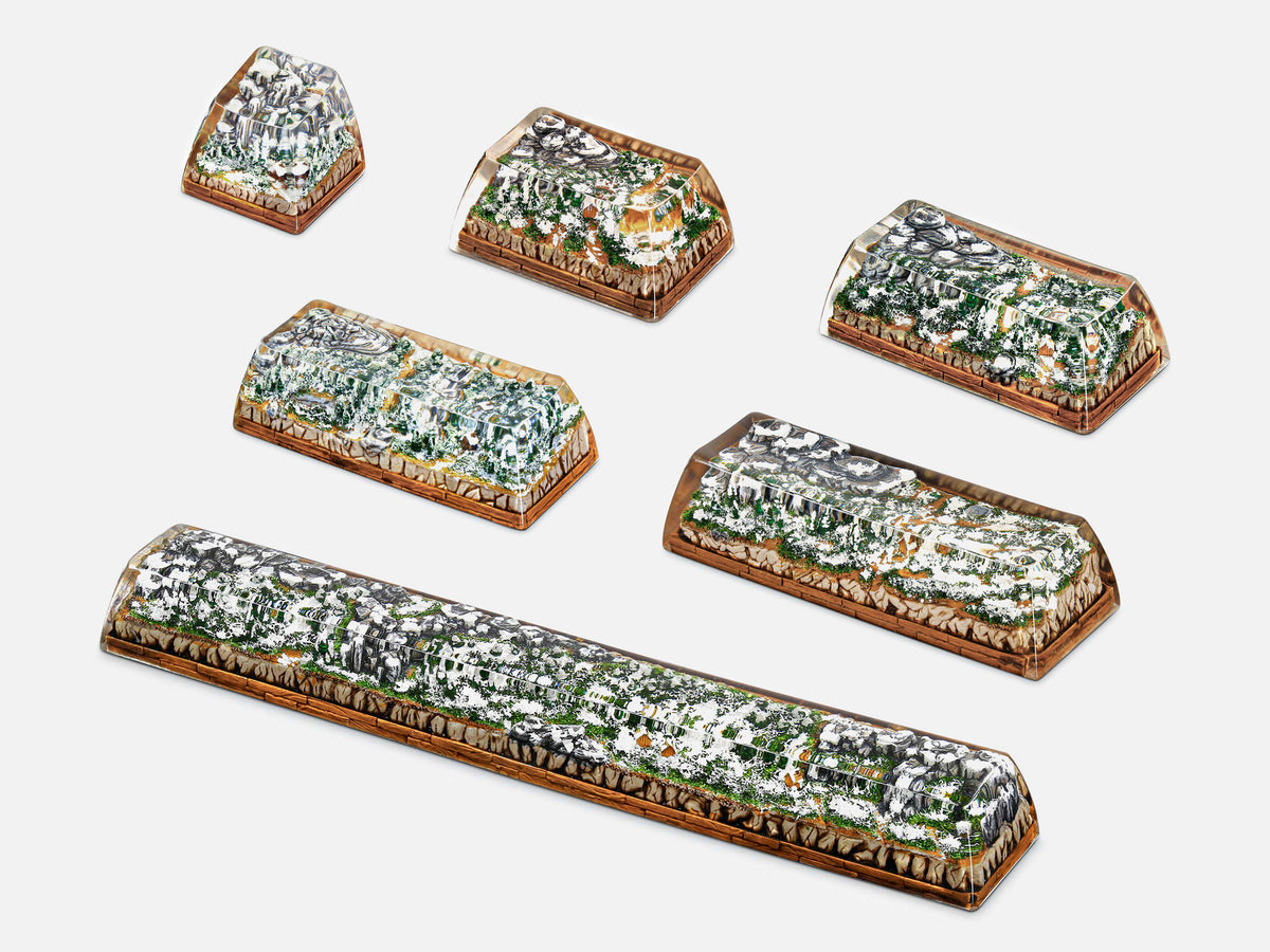 [GB] Born of Forest artisan keycaps