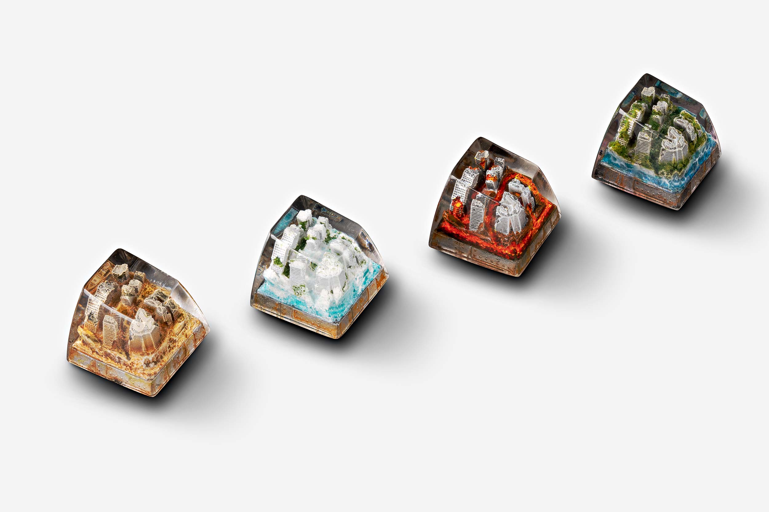 Lost cities 2 Artisan キーキャップ GB] Lost cities 2 – City of Catastrophe artisan keycap