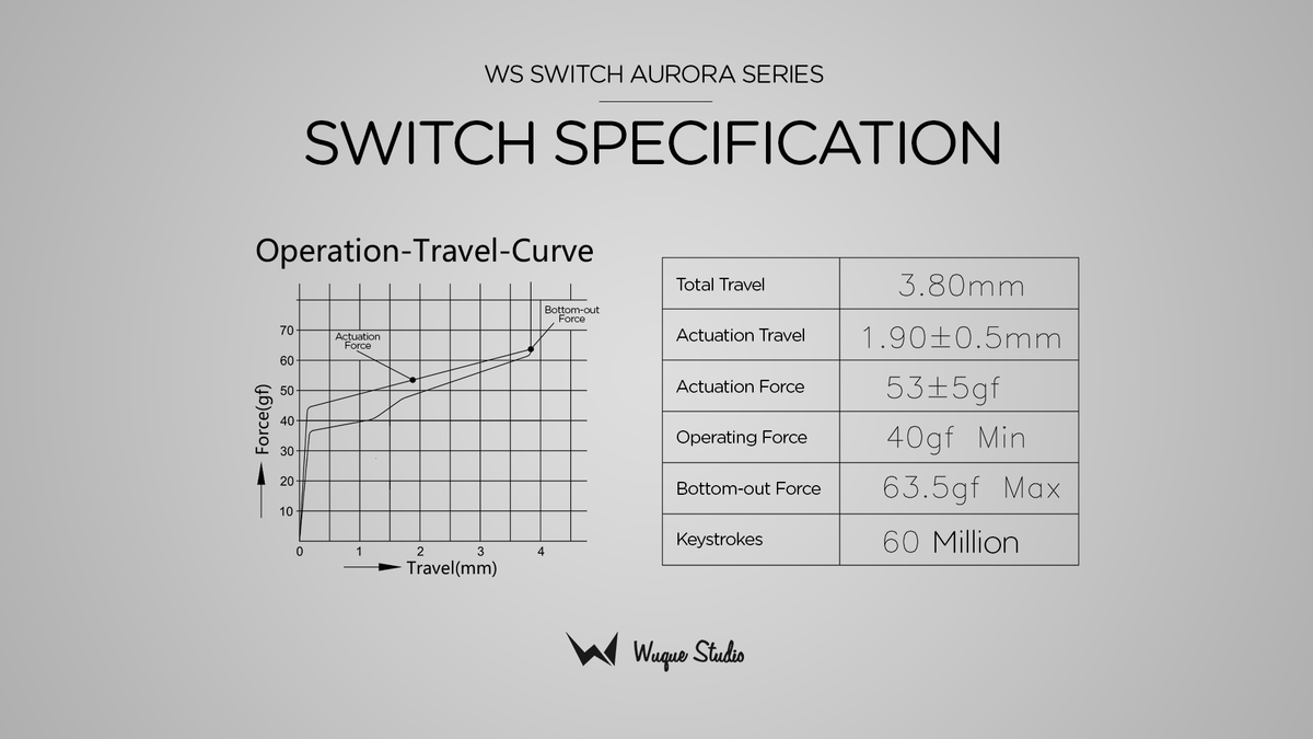 [Pre-order] WS Switches Aurora Series