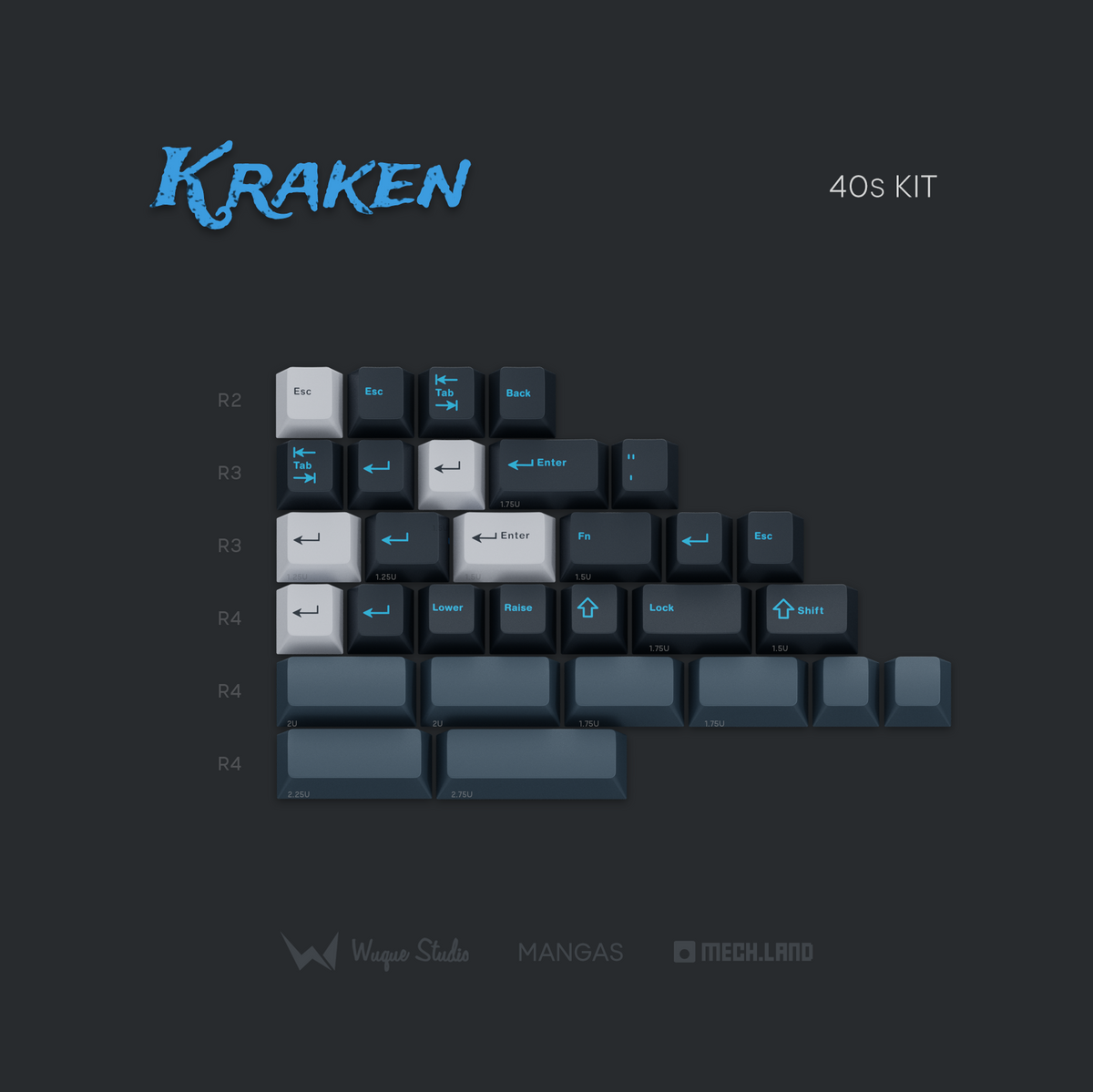 [GB] WS Kraken Keycaps