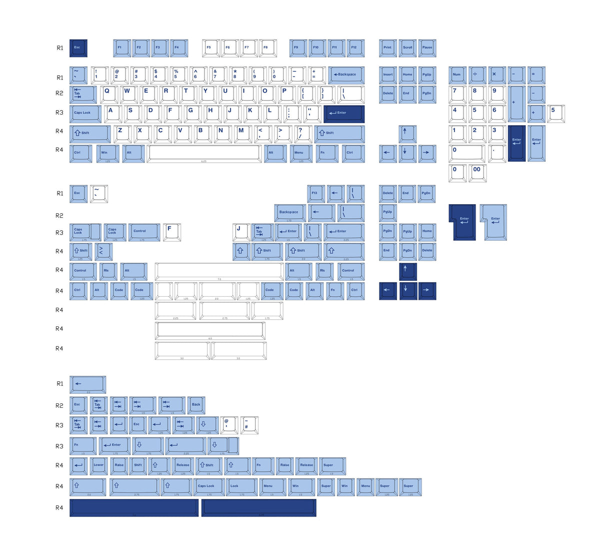 [GB] WS PBT Blue Oasis