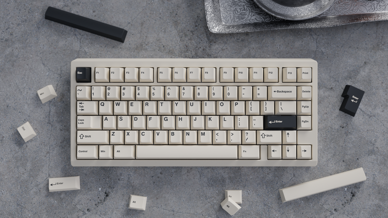 GB] WS PBT Creamy Charcoal