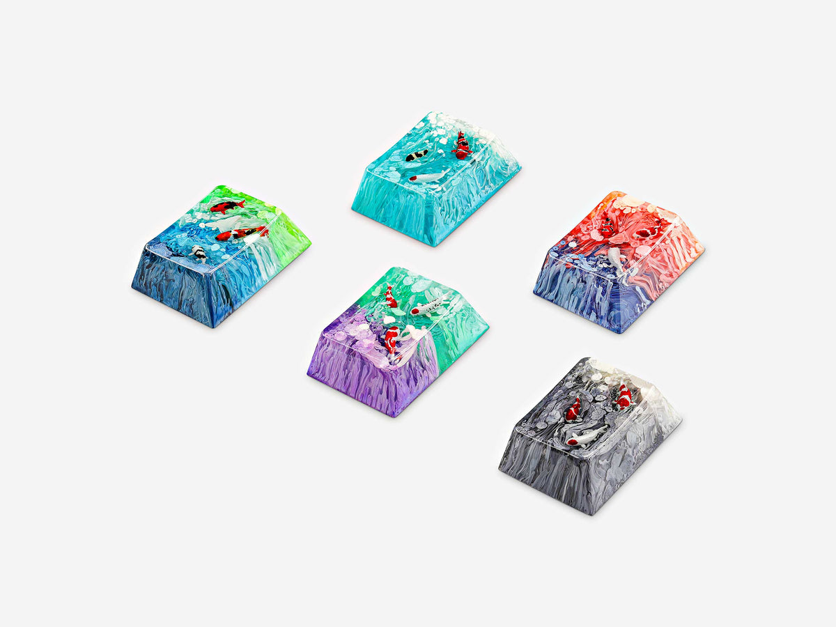 Zen Pond Ⅲ GoshikiRuby/2.25u (Cherry R1) Zen Pond III - Cherry Circle of Life artisan keycaps