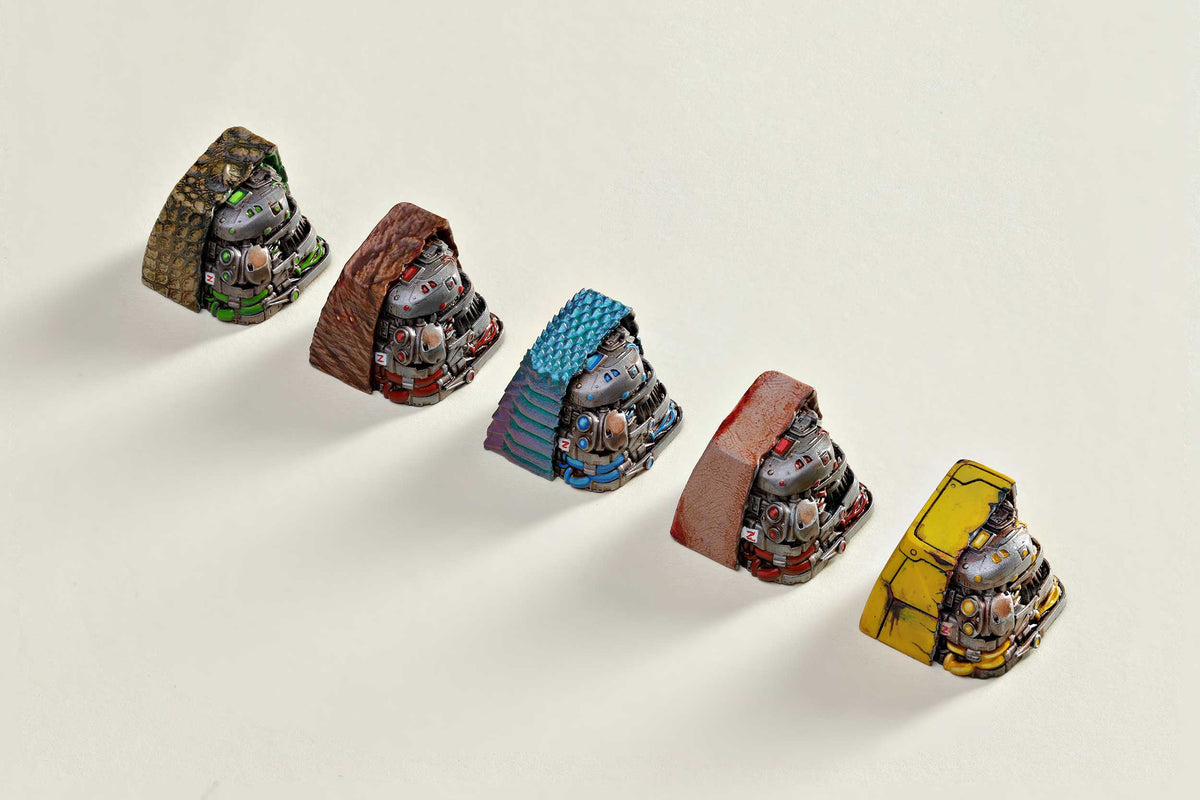 [GB] Men v. Droids – untold stories artisan keycaps