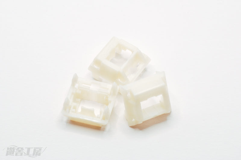 Outemu/Gazzew MX "Pearl White" switch top (with slot) （10個入り）