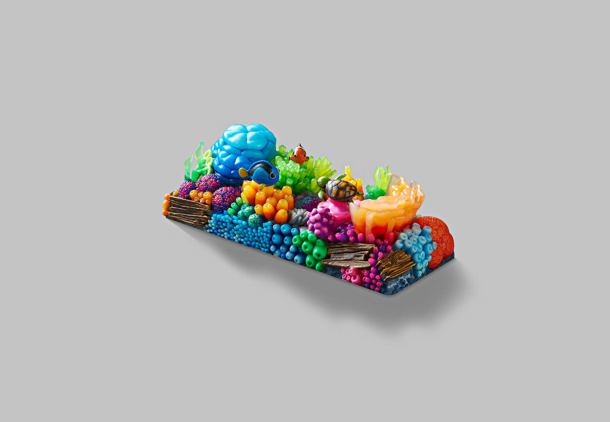 [GB] Coral Oases artisan keycaps