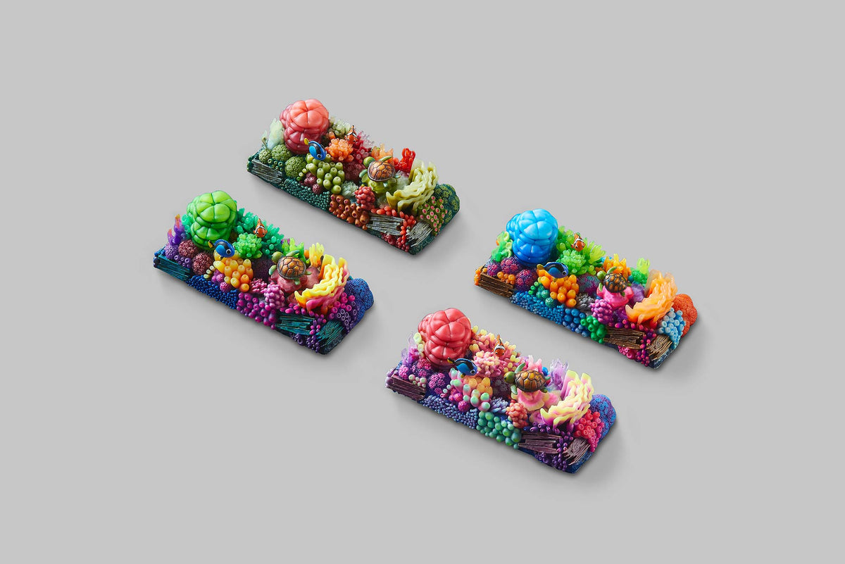 [GB] Coral Oases artisan keycaps