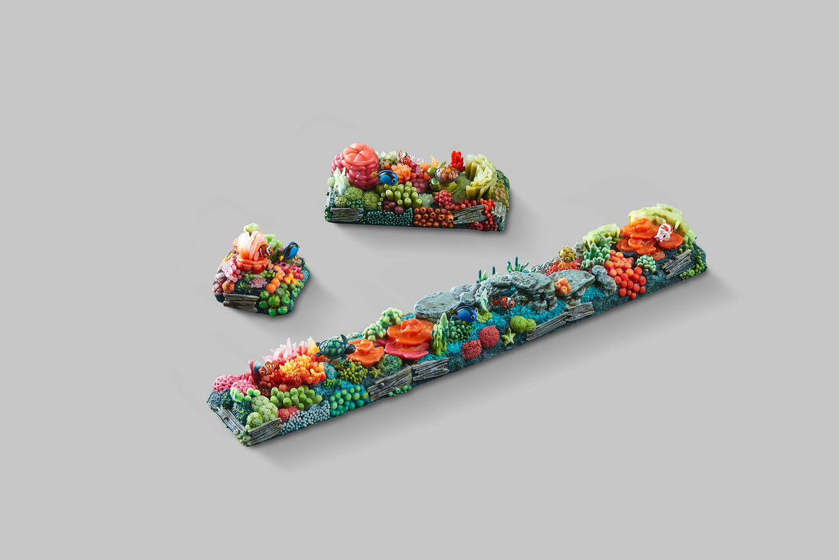 [GB] Coral Oases artisan keycaps