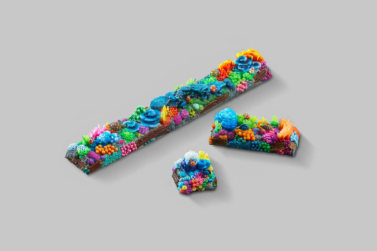 [GB] Coral Oases artisan keycaps