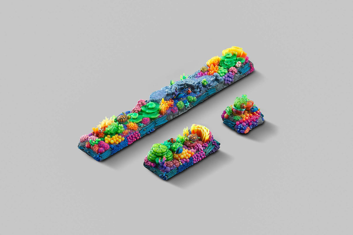 [GB] Coral Oases artisan keycaps