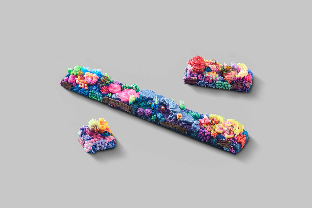[GB] Coral Oases artisan keycaps