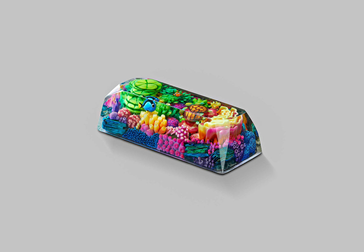 [GB] Coral Oases artisan keycaps