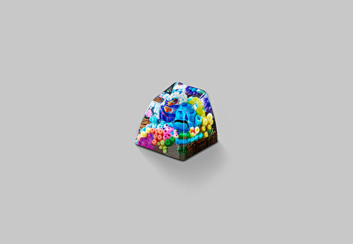 GB] Coral Oases artisan keycaps