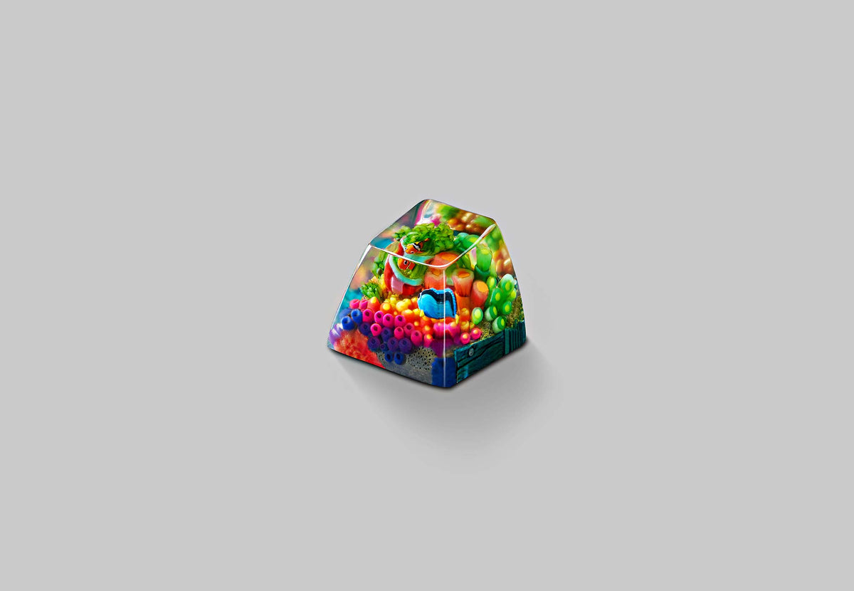 [GB] Coral Oases artisan keycaps