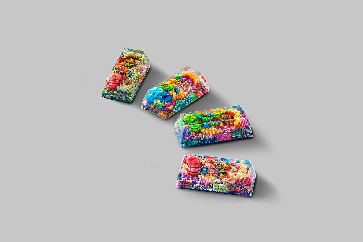 [GB] Coral Oases artisan keycaps