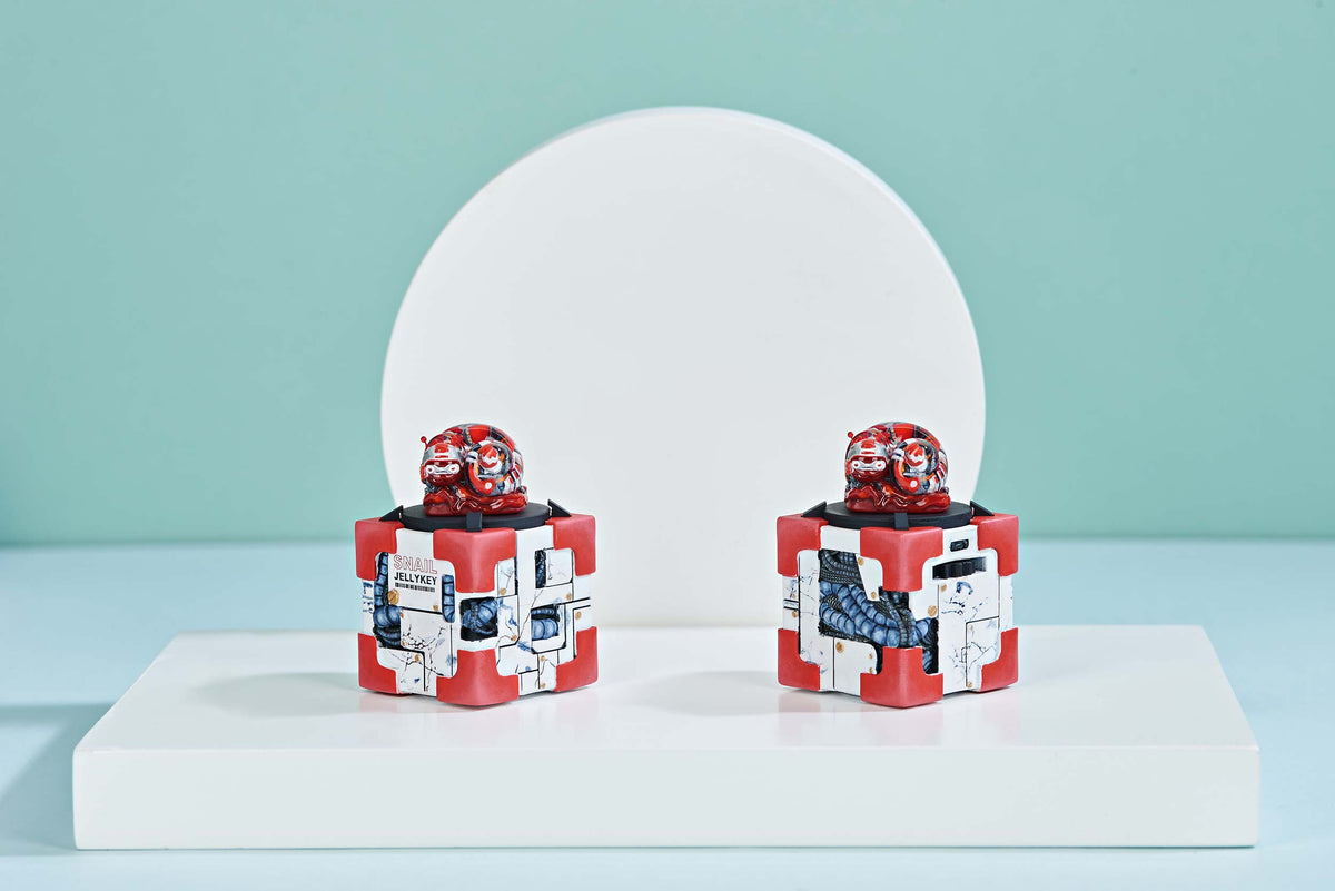 [GB] Cyborg snail artisan keycaps