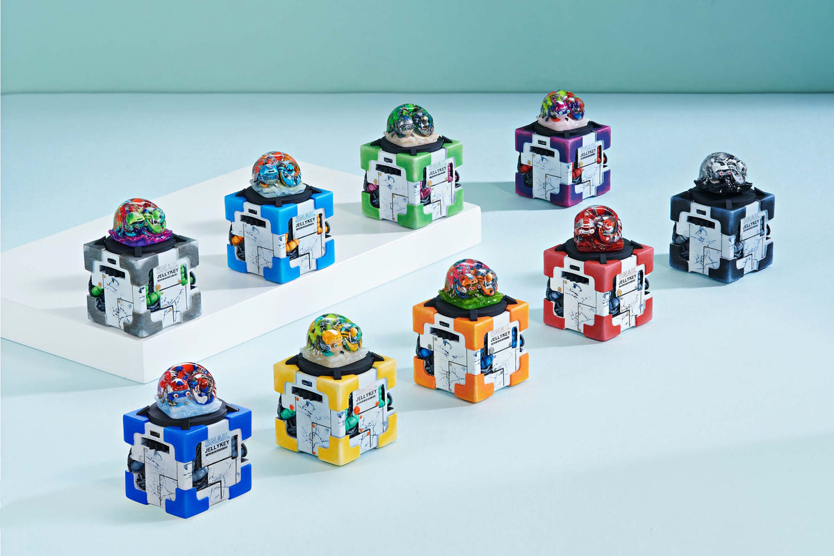 [GB] Cyborg snail artisan keycaps