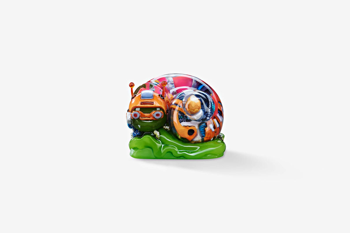 GB] Cyborg snail artisan keycaps