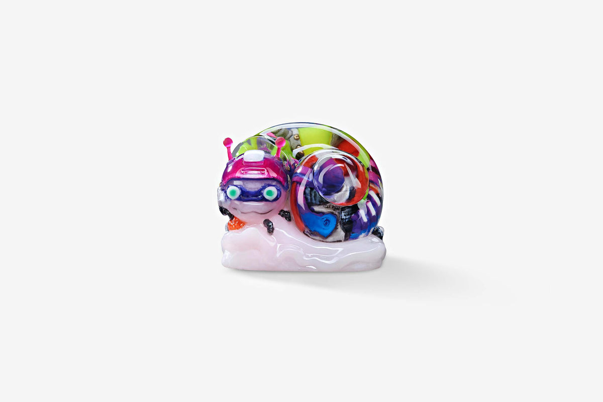 [GB] Cyborg snail artisan keycaps