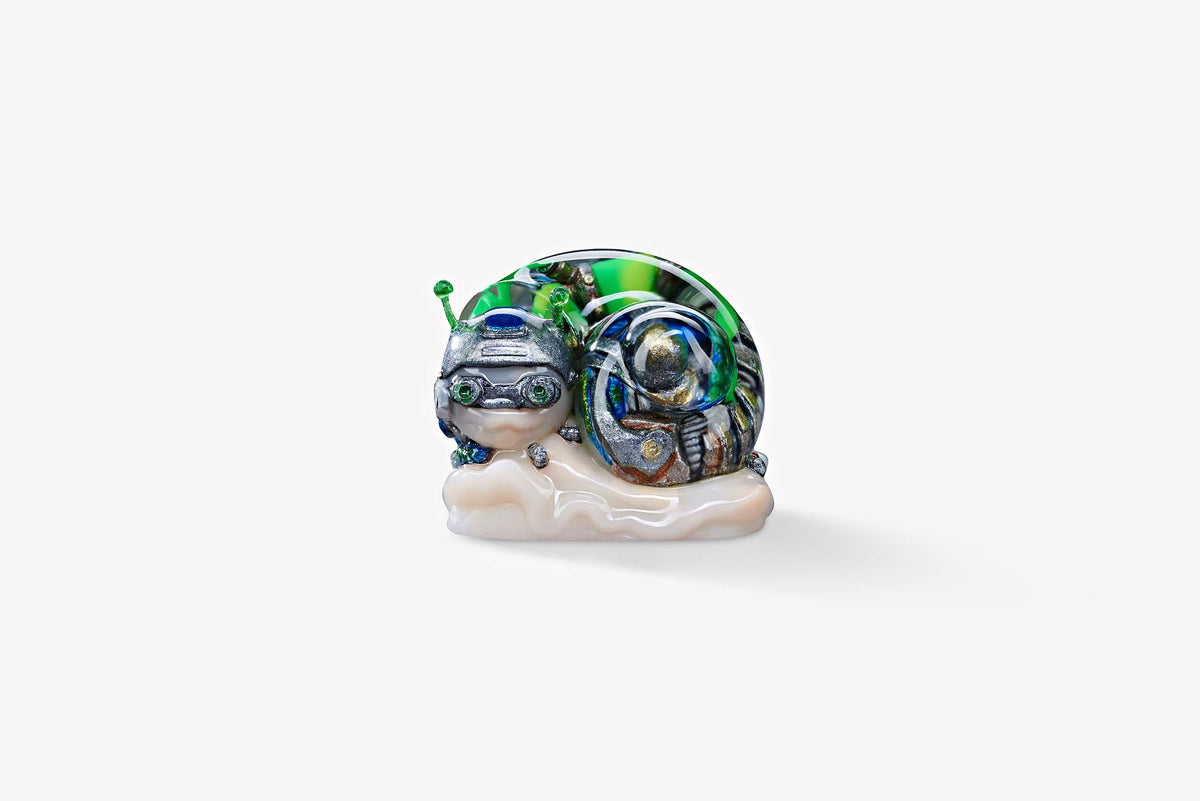 [GB] Cyborg snail artisan keycaps