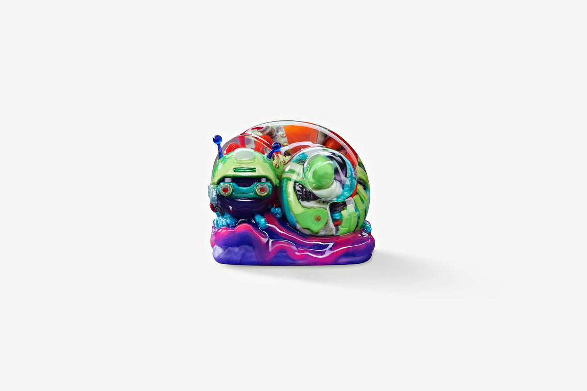 [GB] Cyborg snail artisan keycaps