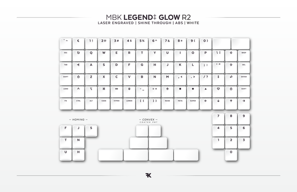 MBK Legend‡ Glow R2 white