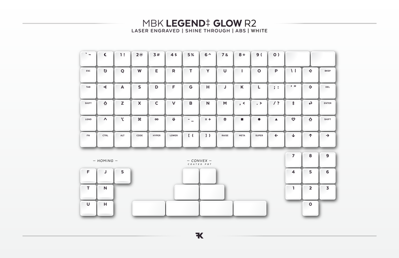 MBK Legend‡ Glow R2 white