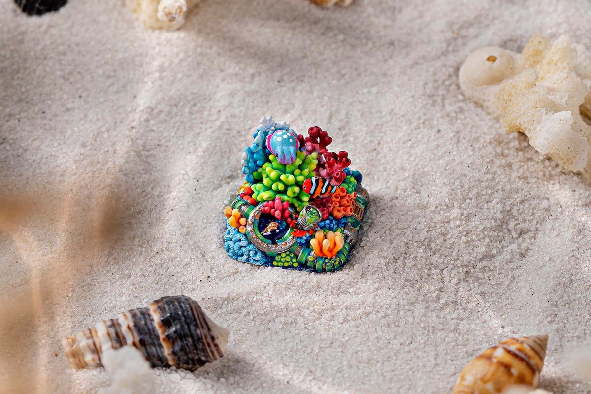 [GB] The Immense Ocean series - Coral Odyssey artisan keycaps