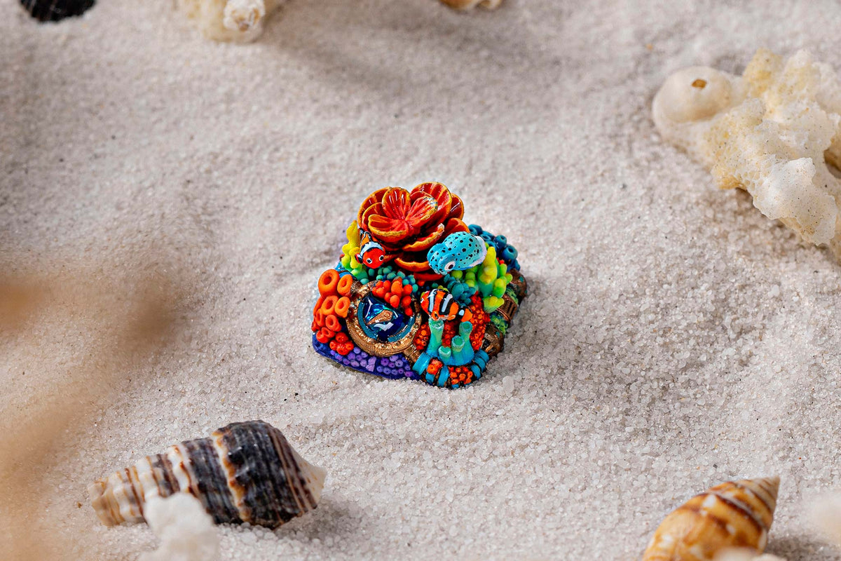 [GB] The Immense Ocean series - Coral Odyssey artisan keycaps