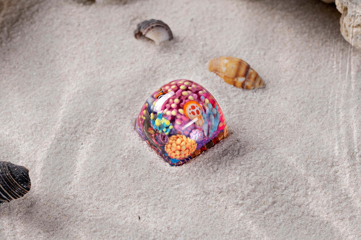 [GB] The Immense Ocean series - Coral Odyssey artisan keycaps