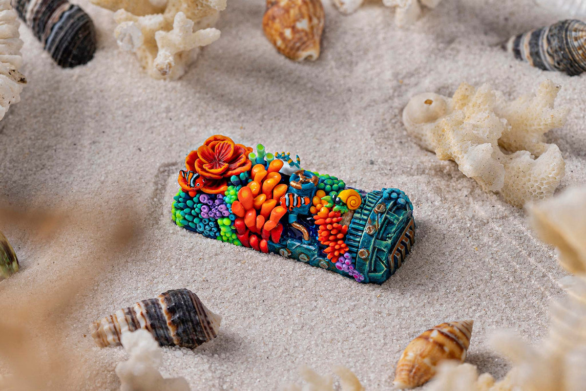 [GB] The Immense Ocean series - Coral Odyssey artisan keycaps