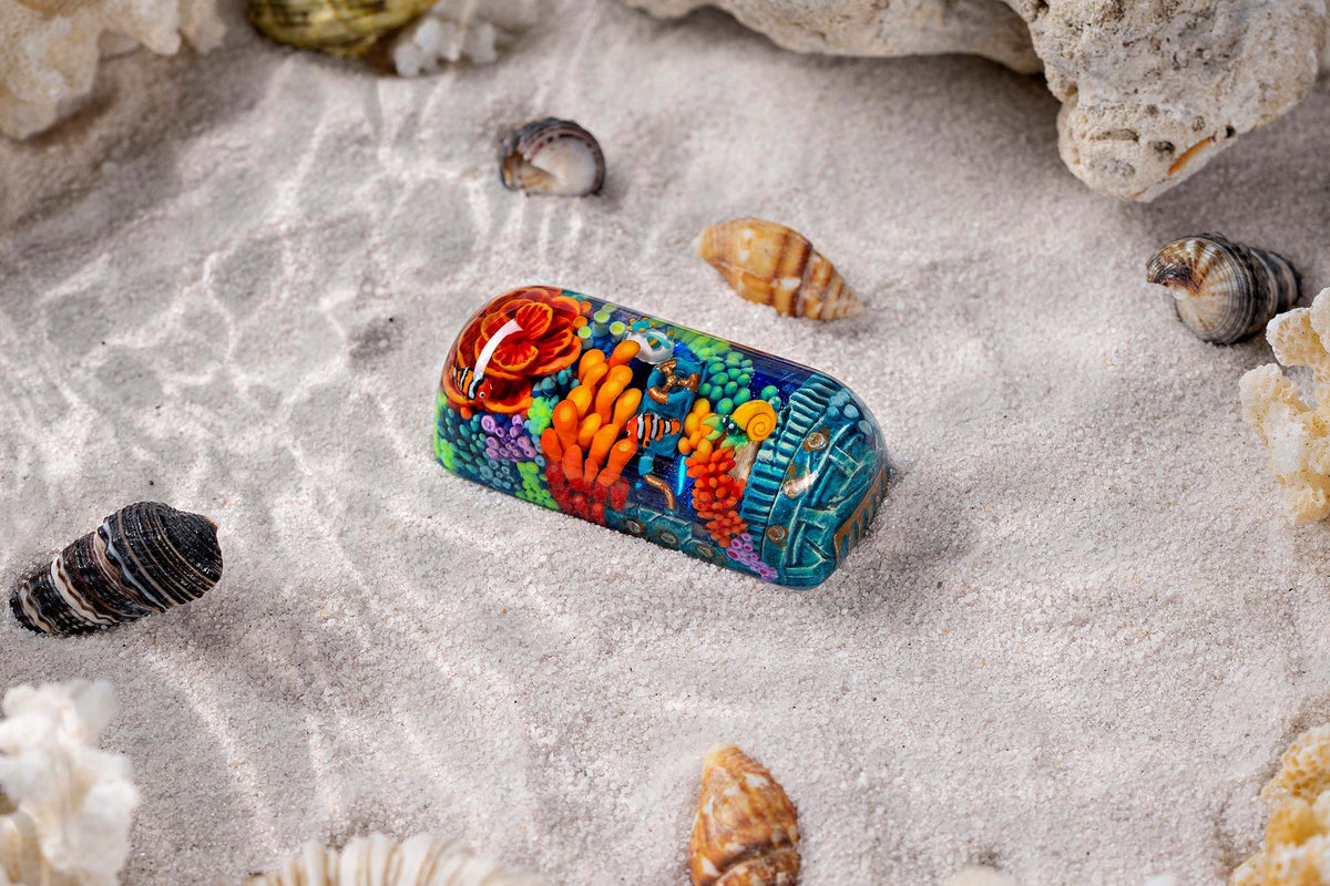 [GB] The Immense Ocean series - Coral Odyssey artisan keycaps