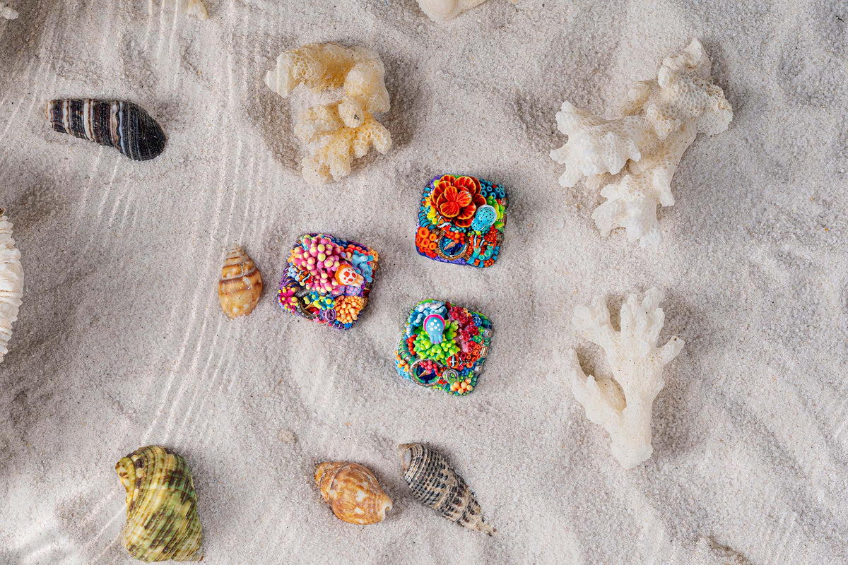[GB] The Immense Ocean series - Coral Odyssey artisan keycaps